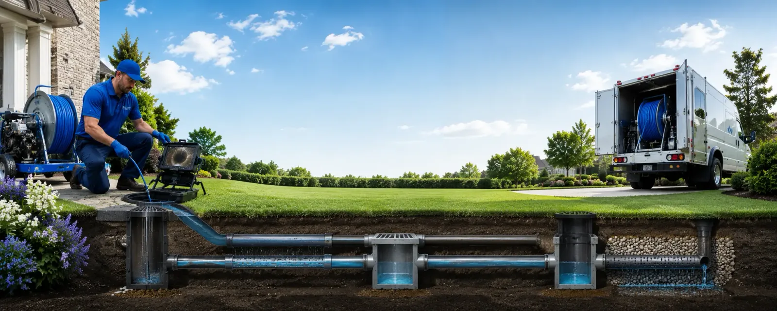 Outdoor drain cleaning information for Newtown, MO